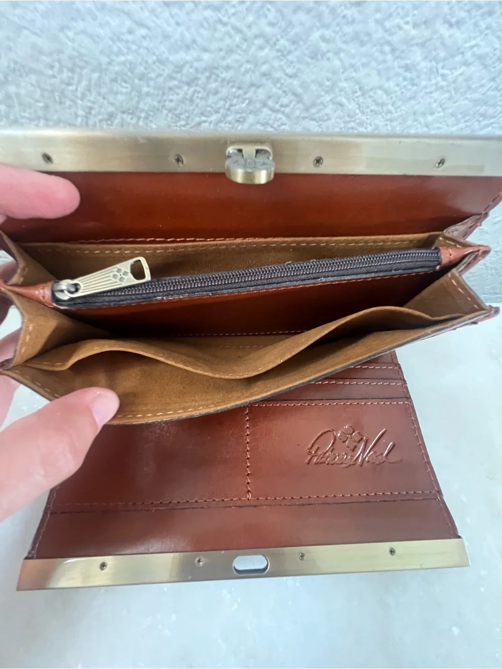 Patricia Nash colorful Cauchy Wallet RFID Framed Italian Leather